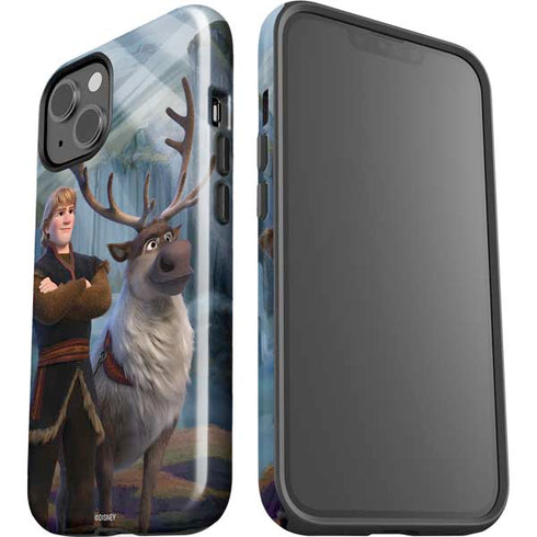 Disney Frozen II Kristoff and Sven iPhone 15 Impact Case